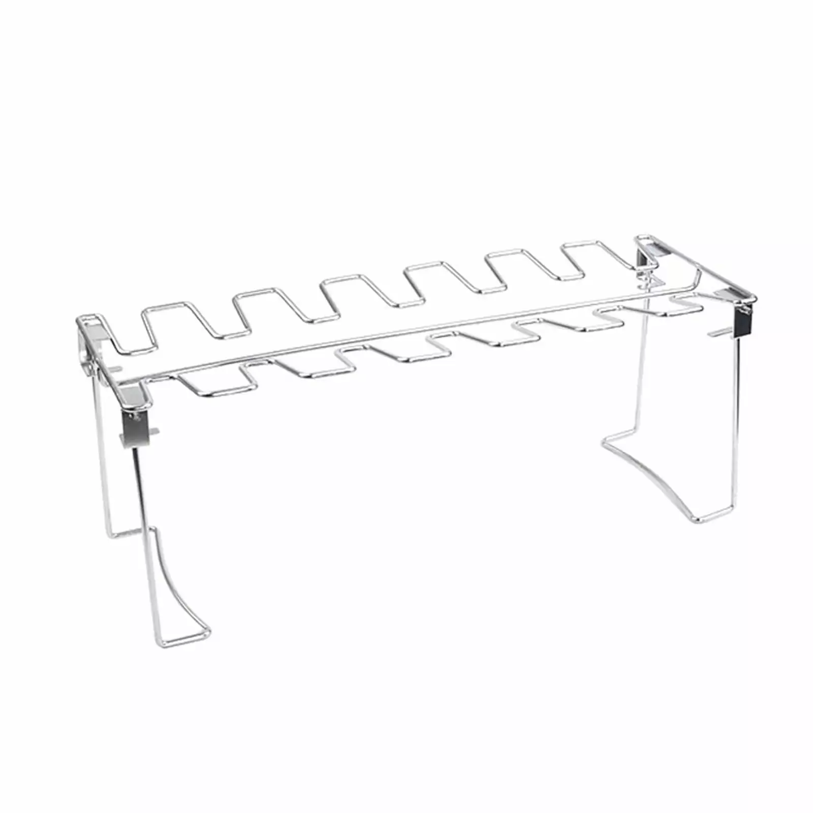 LMEEOR Stainless Steel Chicken Wing Leg Rack Outdoor BBQ Party Charcoal Grilling One