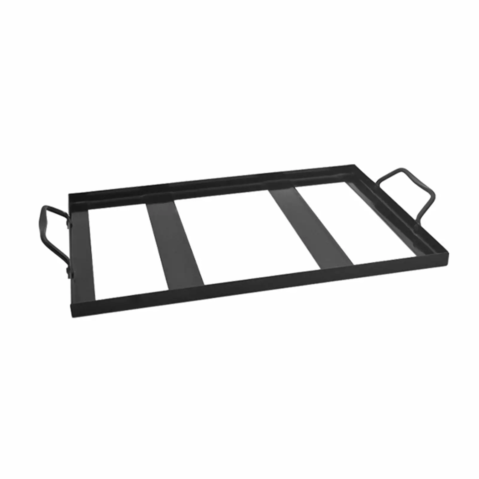 YAOMOBB Grilling Rack Charcoal Grills Non Heat Resistant Salt Stone Heavy Duty Iron BBQ Holder