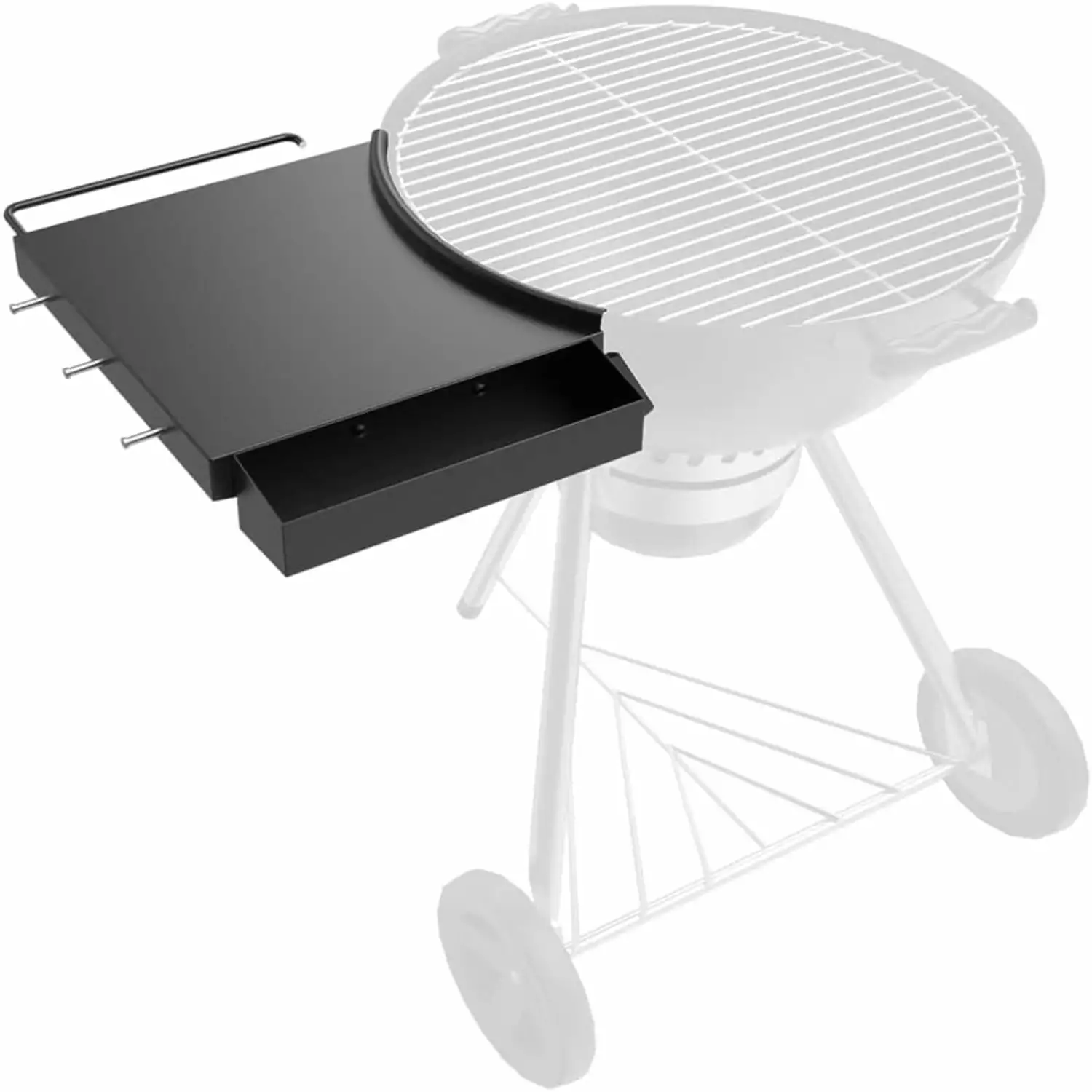 Kettle Table Shelf Grill Side Table Storage Holder Tray 22 Inch Charcoal Kettle Grills