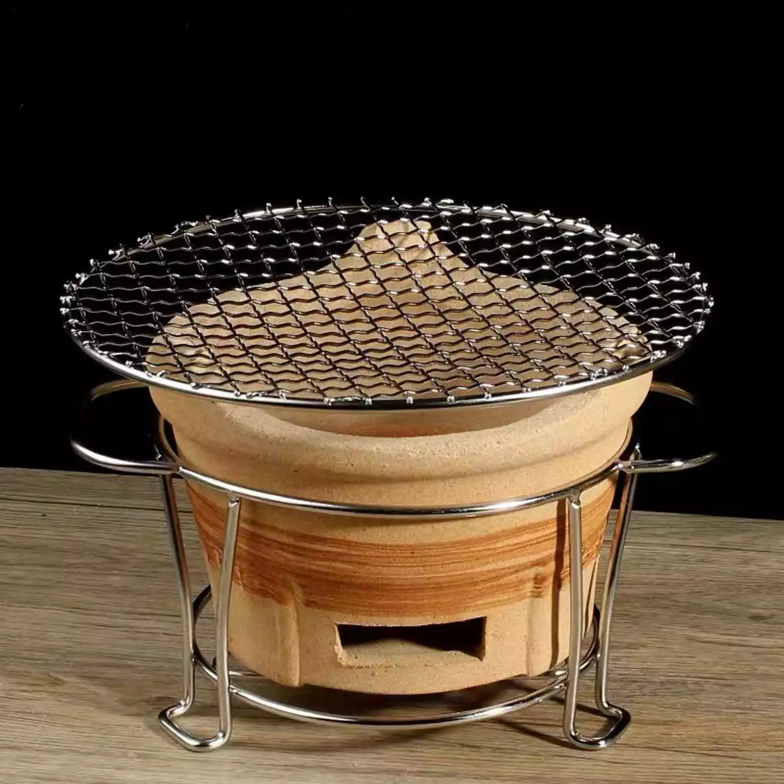 Long-lasting Stand Iron Burner Holder Grill Shelf Bracket Outdoor Cooking 18