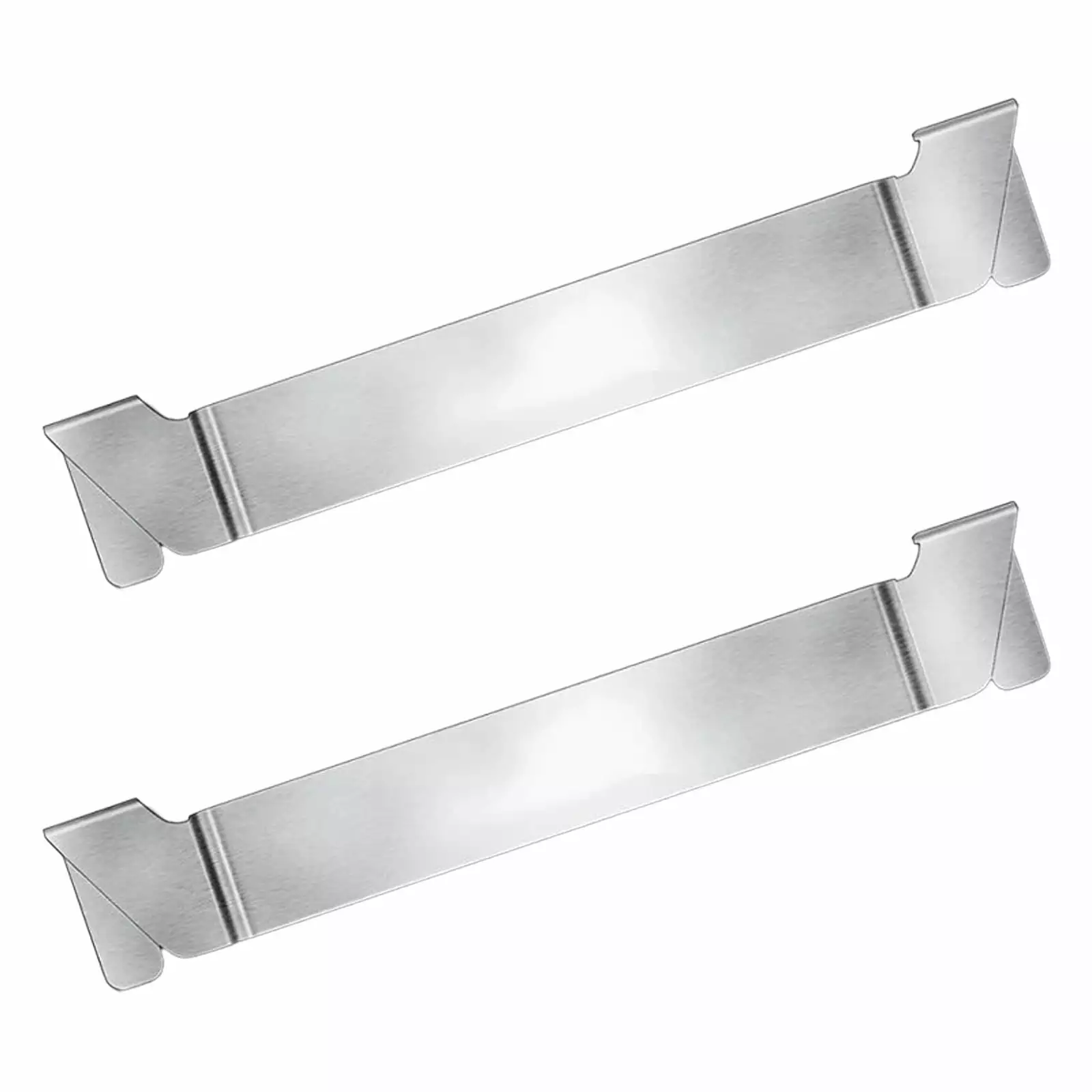 2-Pack Stainless Steel Griddle Spatula Holder - Barbecue Tool Rack Flat Top Griddles and Grills