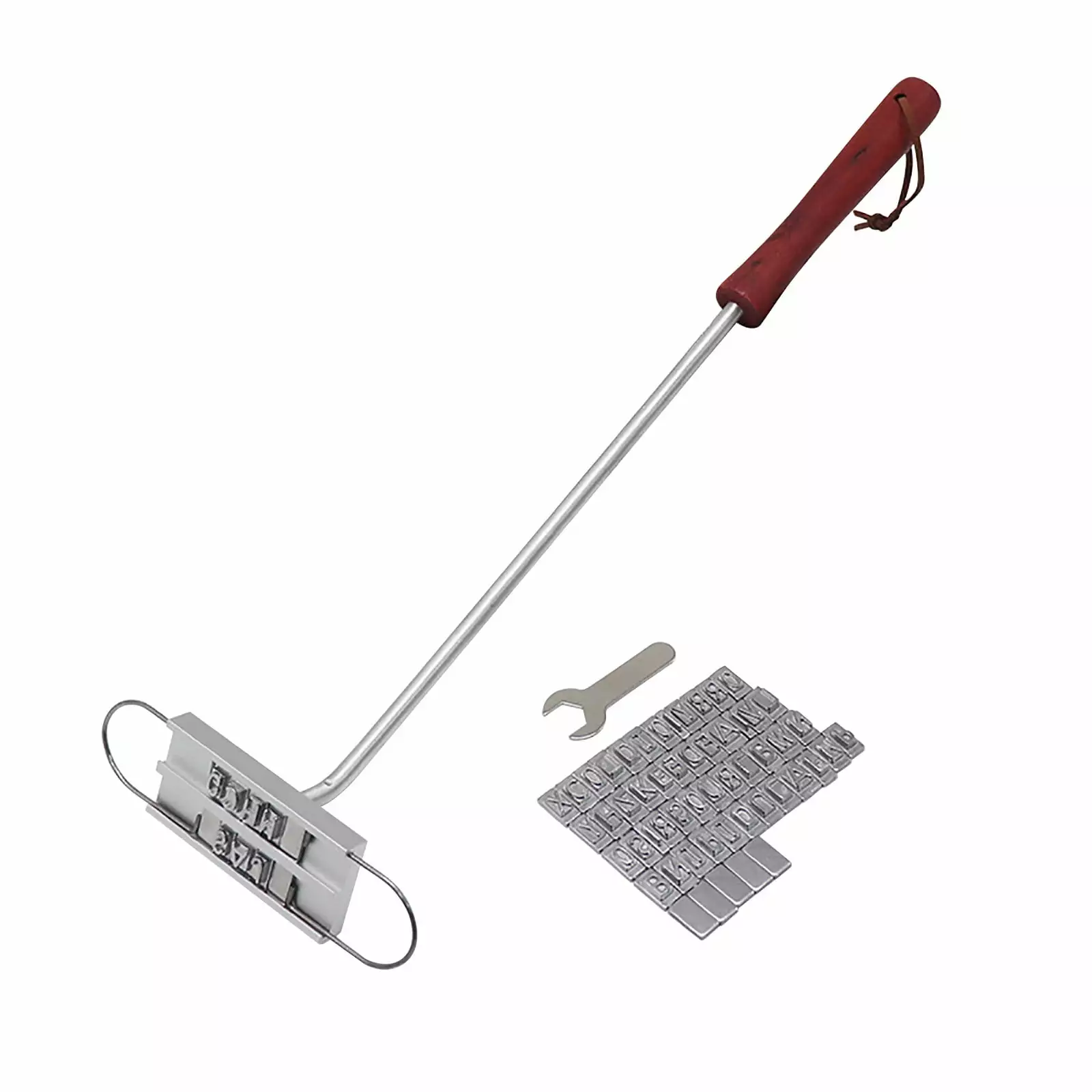 English Letters Fire Branding Long Handle Barbecue Branding Tool