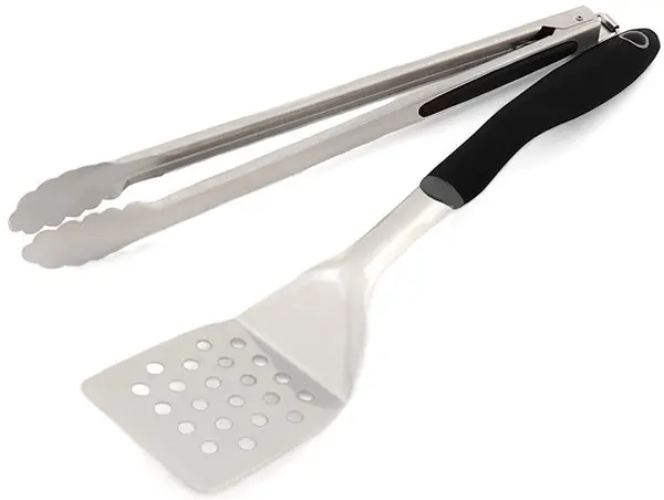 Grill Pro 40008 2-Piece Tool Set Stainless Steel