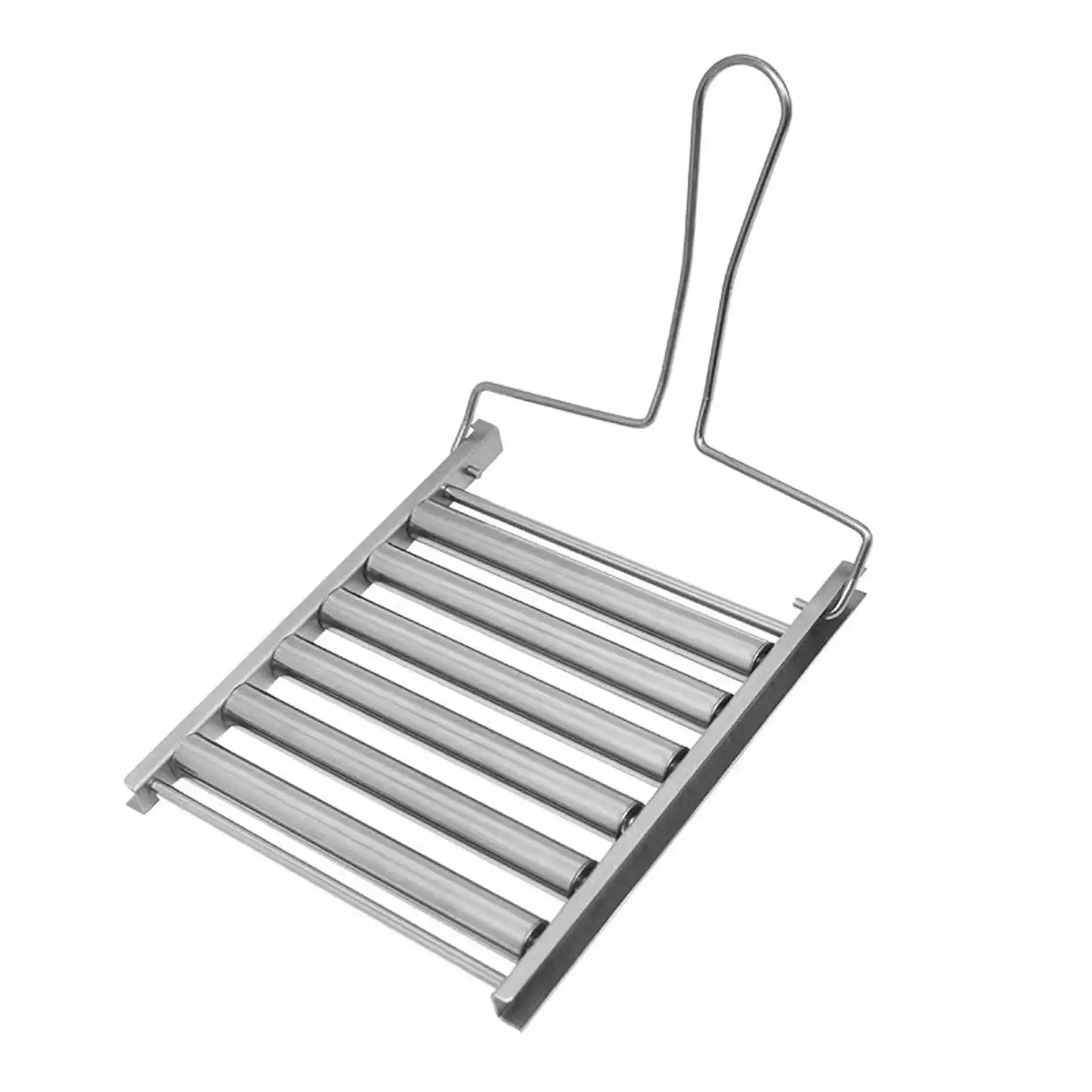 LMEEOR Stainless Steel Hot Dog Rack Sausage Roller Grill Outdoor A