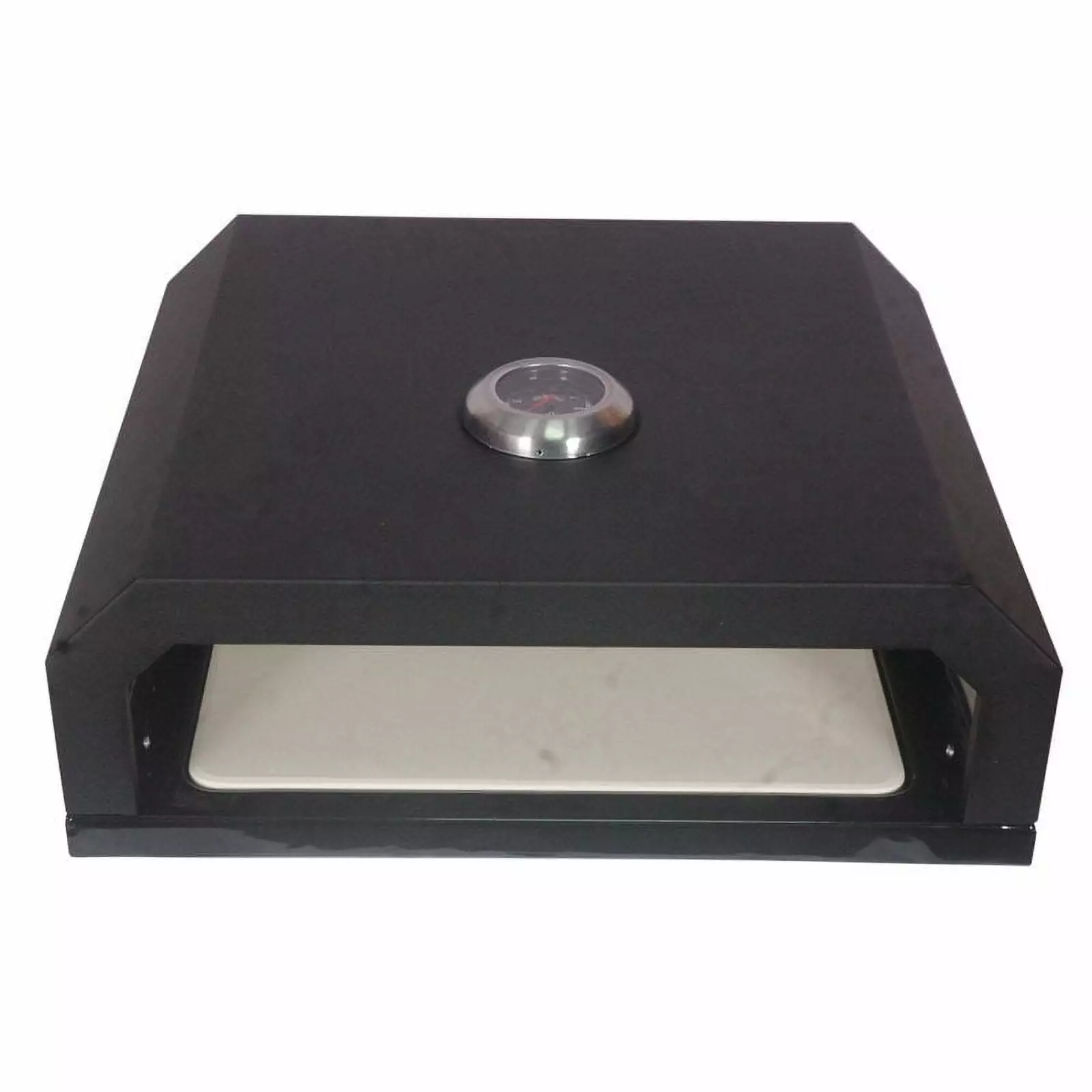 Grillfest Grill Top 12 Pizza Oven 3 Piece Kit Outdoor Cooking Black