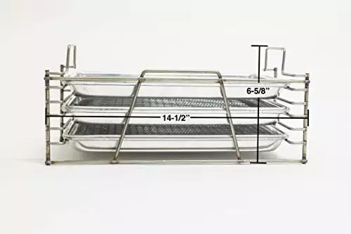 BR3 Grill Tray System Smoking, Drying, and Curing Meats and Vegetables Br3