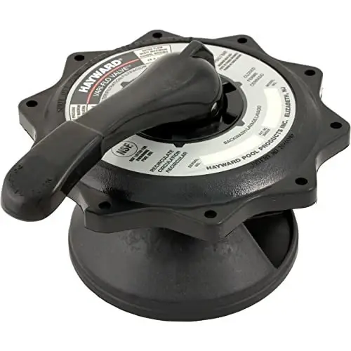 Hayward SPX0715BA3 Black Vital Cover and Handle Assembly Replacement Hayward Multiport Valves and Filters Stainless Steel ...