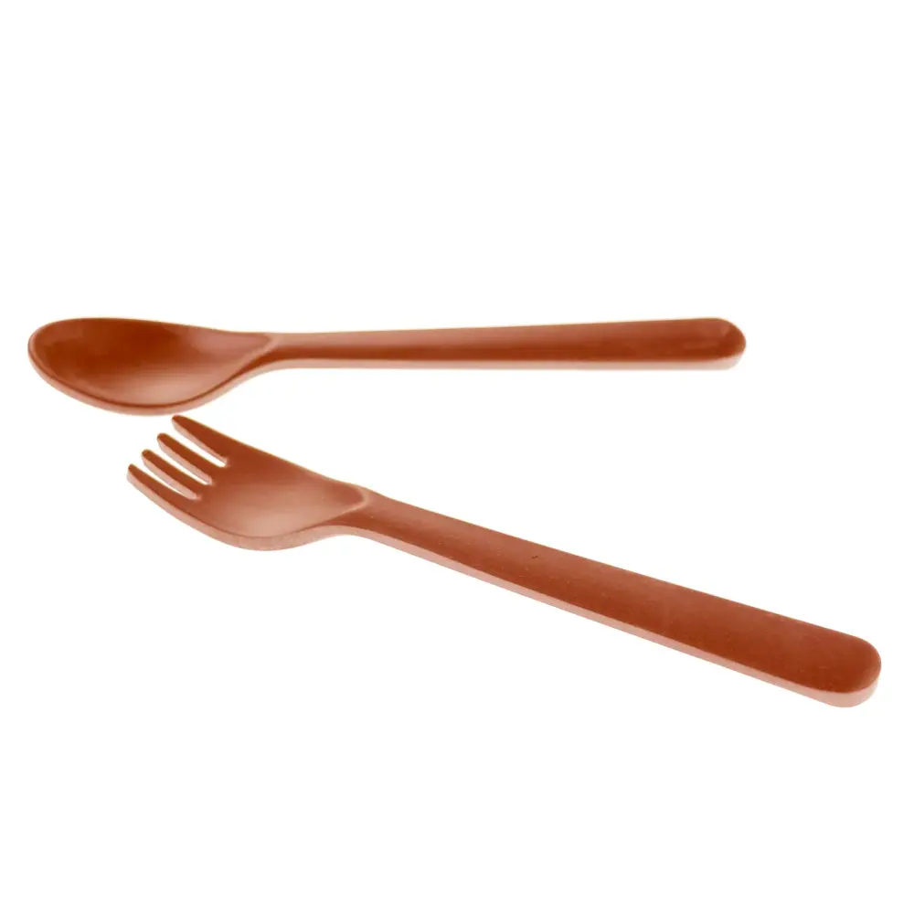 Bamboo Cutlery Place - Brick