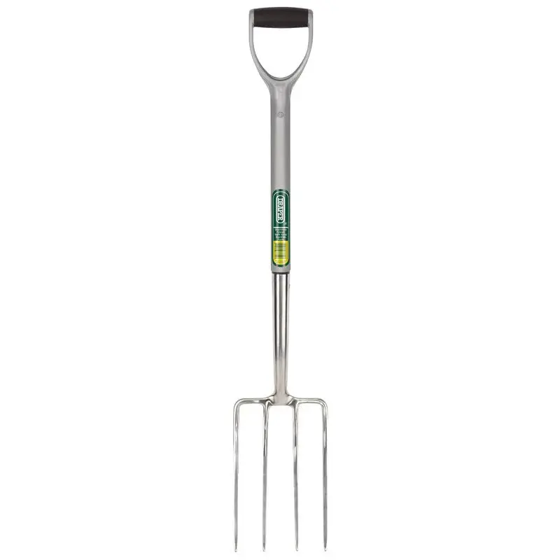 Draper 307EH/I Rust-resistant Steel Garden Fork Soft Grip Handle - (83755)