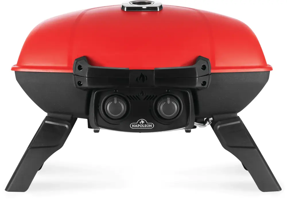 TravelQ™ 285 Portable Propane Gas Grill Griddle, Cherry, TQ285-RD-1-
