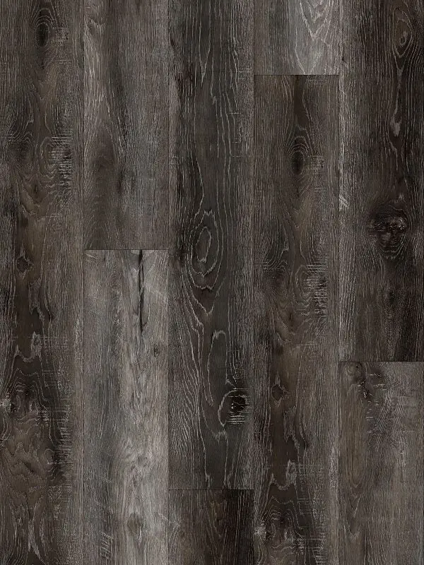 ProSelect Design ProFloor PF805 Flooring Plank, 48 L, 7 W, Stone Acrylic Composite/Vinyl, Stormy Gray