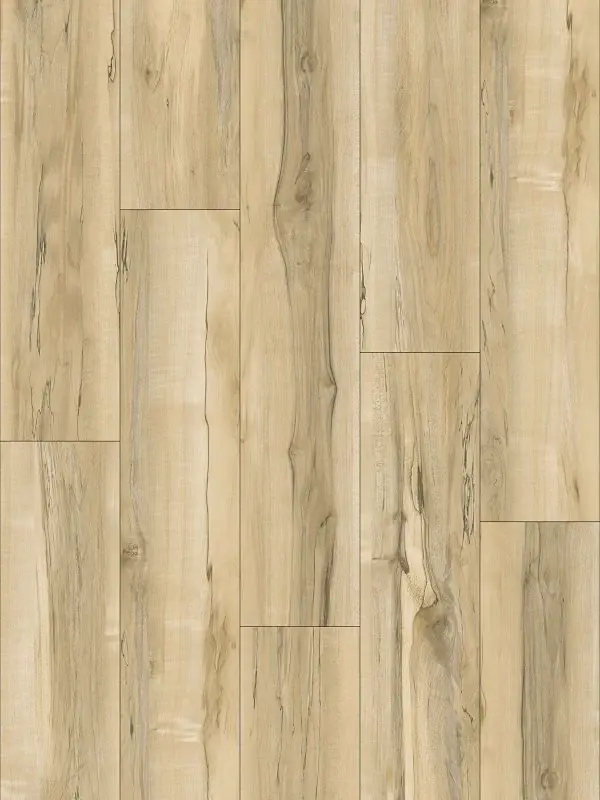 ProSelect Design ProFloor PF808 Flooring Plank, 48 L, 7 W, Stone Acrylic Composite/Vinyl, Smithfield Maple