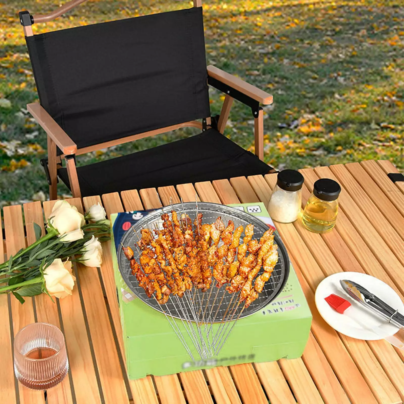 2023 Summer Savings WJSXC Travel-friendly Disposable Charcoal Grill Outdoor Camping Picnic One