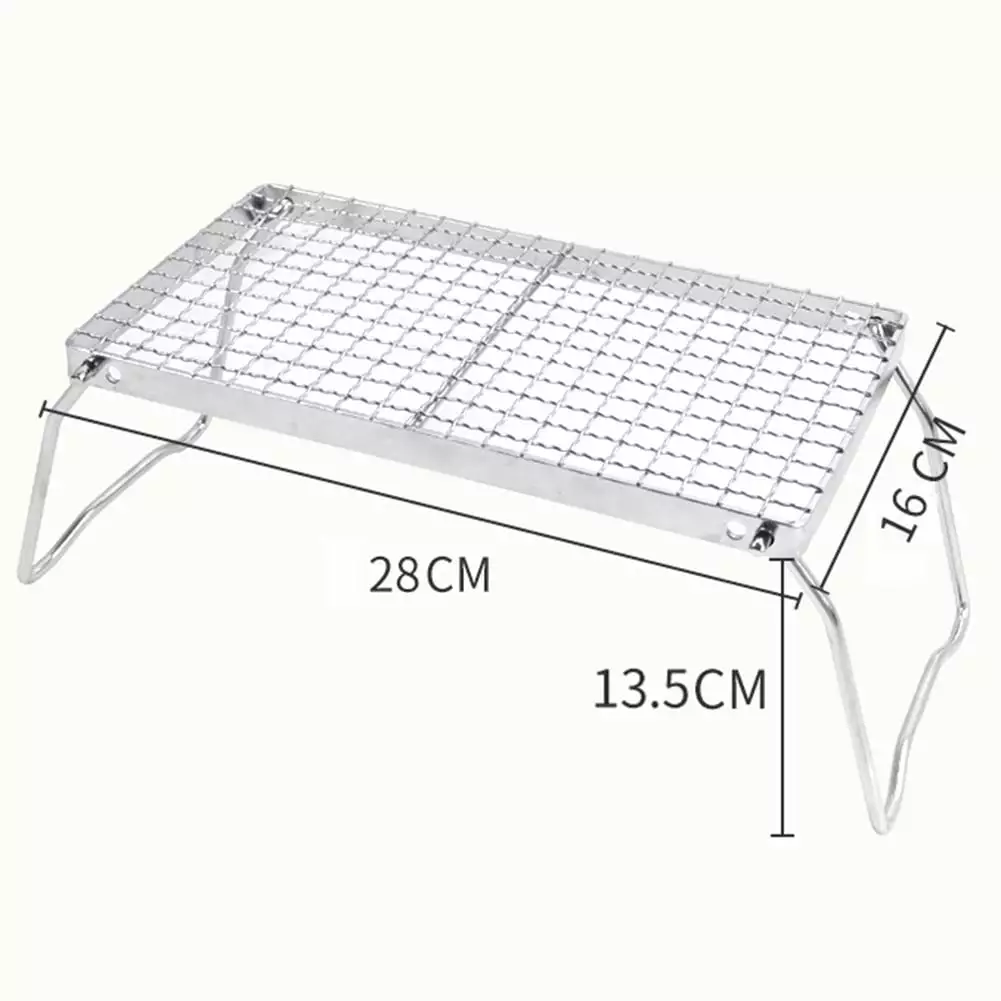 Outdoor Foldable Travel-friendly Barbecue Grill Camping Hiking Fishing