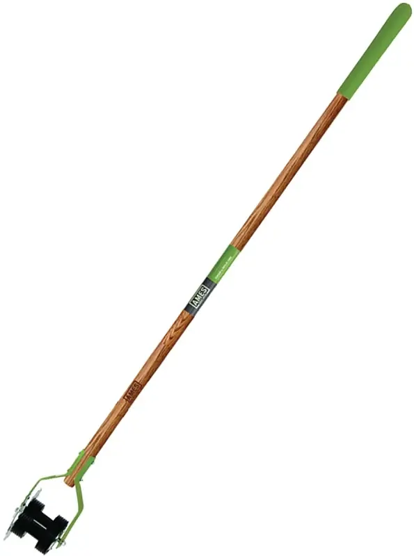 Ergonomic Professional Ames 2916000 Rotary Edger, Wood Handle, Cushion-Grip Handle