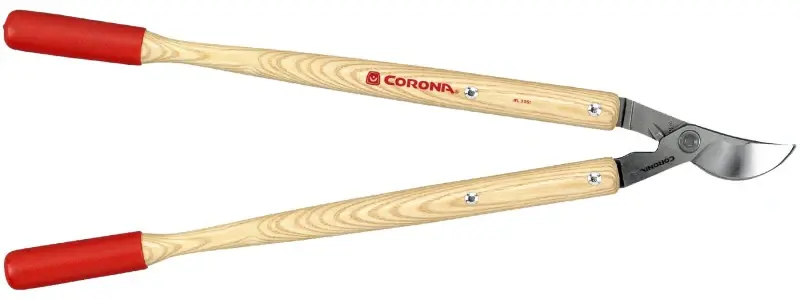 Corona WL 3351 Bypass Lopper, 1-1/2 Cutting Capacity, Resharpenable Blade, Metal Blade, Hardwood Handle