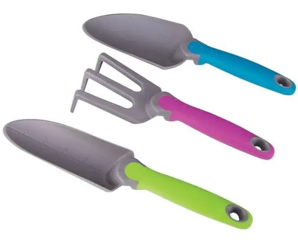 Landscapers Select GT700ABC Cultivator Trowel Set 3 Piece Garden Hand Tools