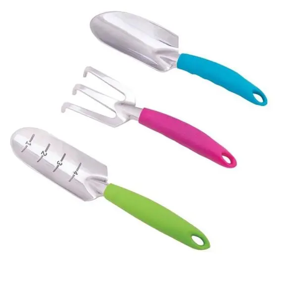 Landscapers Select GT926ABC 3 Piece Aluminum Blade Hand Trowel Set