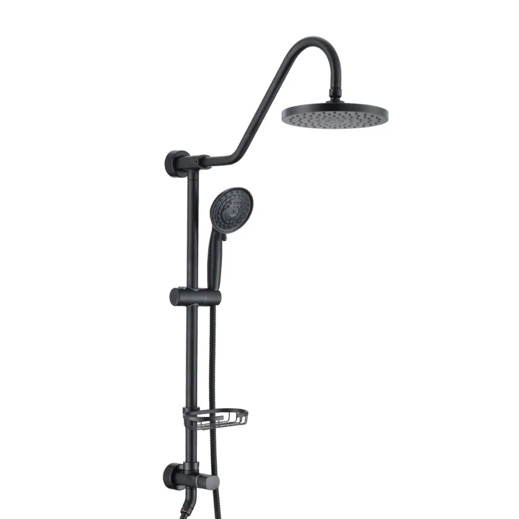 Handshower Shower Head Handheld Shower System and 8 Inch Rain Shower kooleasy