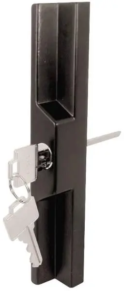 Prime Line C1139 Universal Outside Patio Door Pull Black Durable Handle