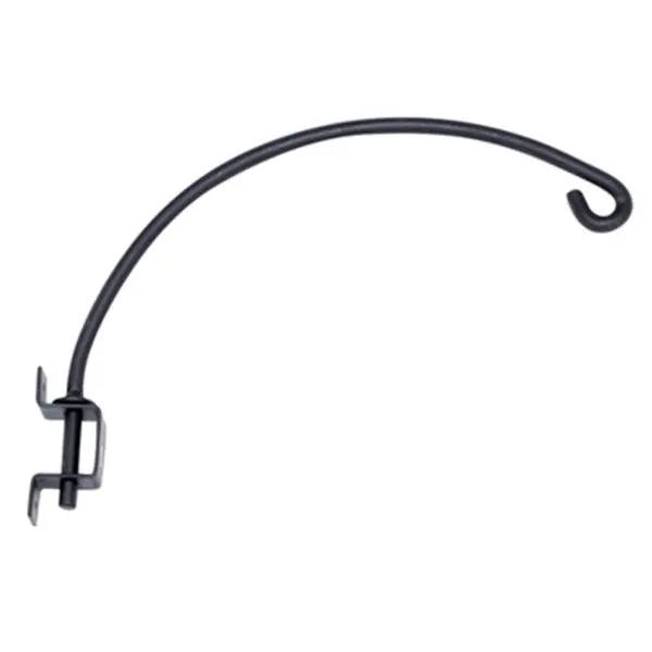 Panacea 85321DGT Green Thumb Hanging Plant Bracket 12 Inch Black Garden Decor
