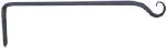 Panacea 89415 Forged Straight Hook Hanging Plant Bracket 15 Inch Black