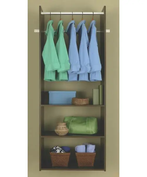 Easy Track RV1472-T 72 Inch Truffle Hanging Tower Closet