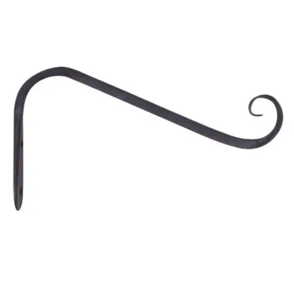 Panacea 89405GT Green Thumb Hanging Plant Hook Black Indoor and Outdoor Use