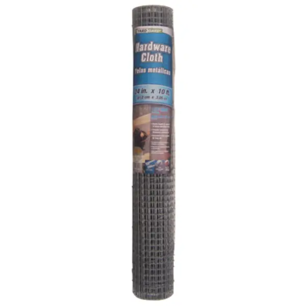 YardGard 308227B Galvanized Hardware Cloth 19-Gauge 1/2 Inch Mesh 24x10 Feet Fencing and Protection
