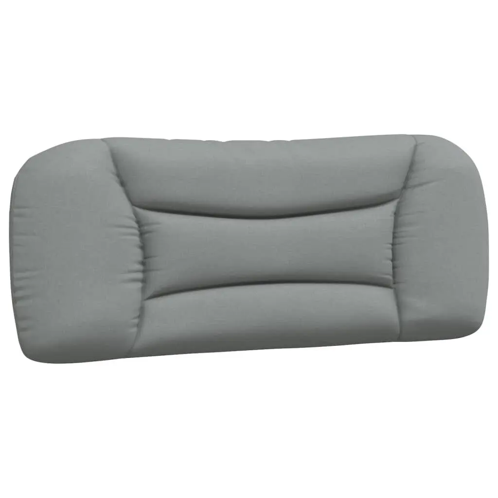 39.4 Inch Headboard Cushion Light Gray Fabric Bed Accessory