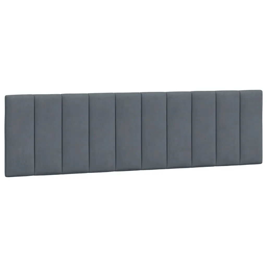 Headboard Cushion Dark Gray 72 Inch Velvet Bed Cushion