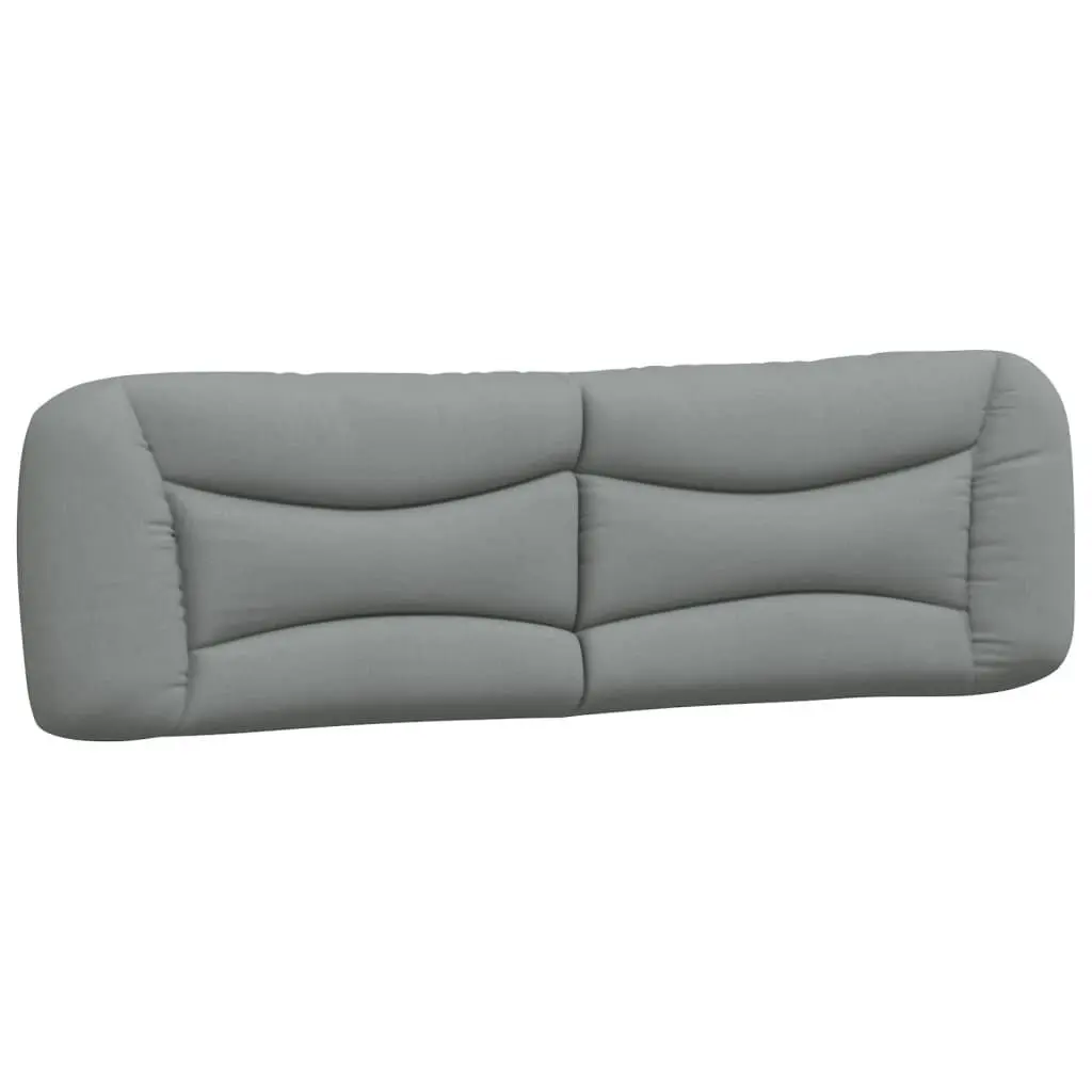 Headboard Cushion Light Gray 72 Inch Fabric Bed Backrest Pillow