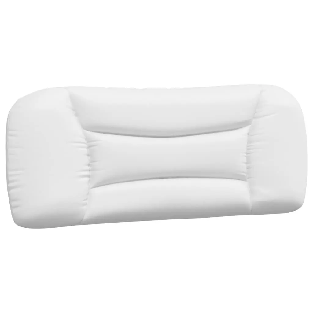 Headboard Cushion White 39.4 Faux Leather Bed Headboard Pillow