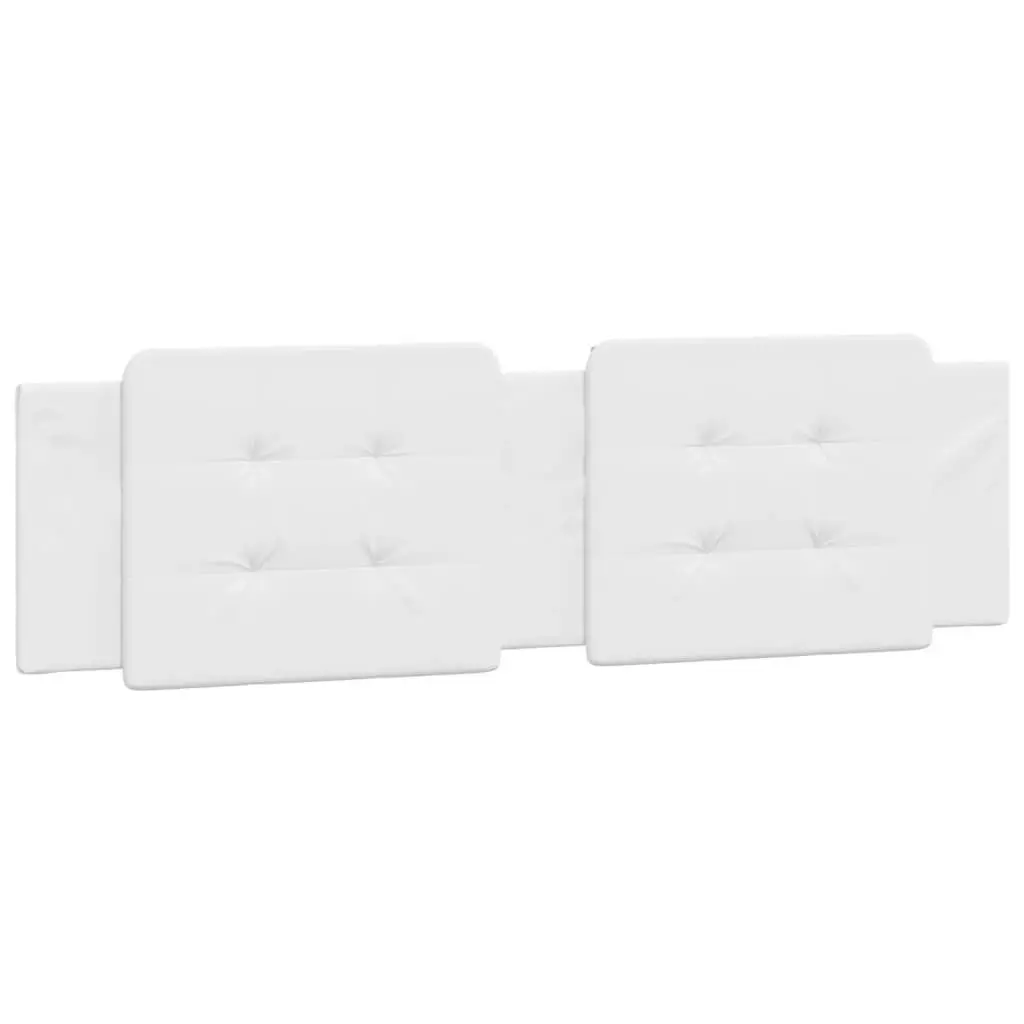 White Faux Leather Headboard Cushion 72 Inches Bedroom Decor