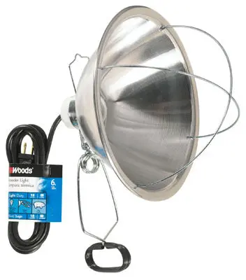 Woods 0166 Brooder Lamp Clamp 250W Poultry Heating