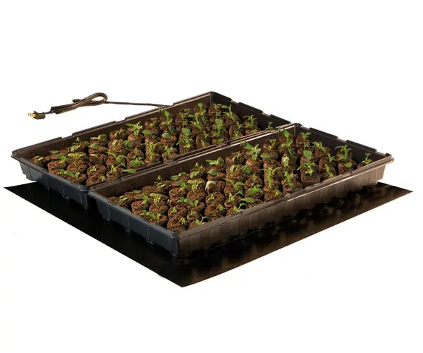 Hydrofarm MT10008 Seedling Heat Mat 20 x 20 Inches 45W 120V