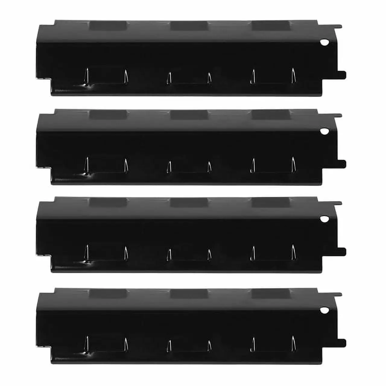 4 Pieces Stainless Steel Barbeque Heat Plates Outdoor Cooking Burner Grill Shielding Tent Accessories