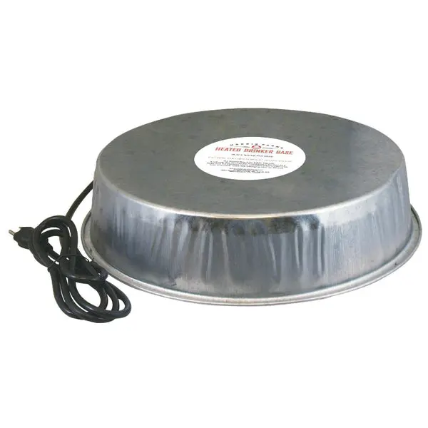 Harris Farms Thermostatically Controlled Heated Drinker Base 125W Poultry