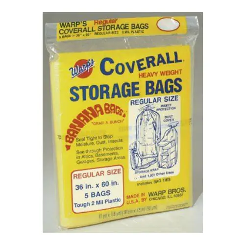 Warp's CB-36 Original Heavyweight Storage Bags 36 x 60 Inch 5-Pack Moving