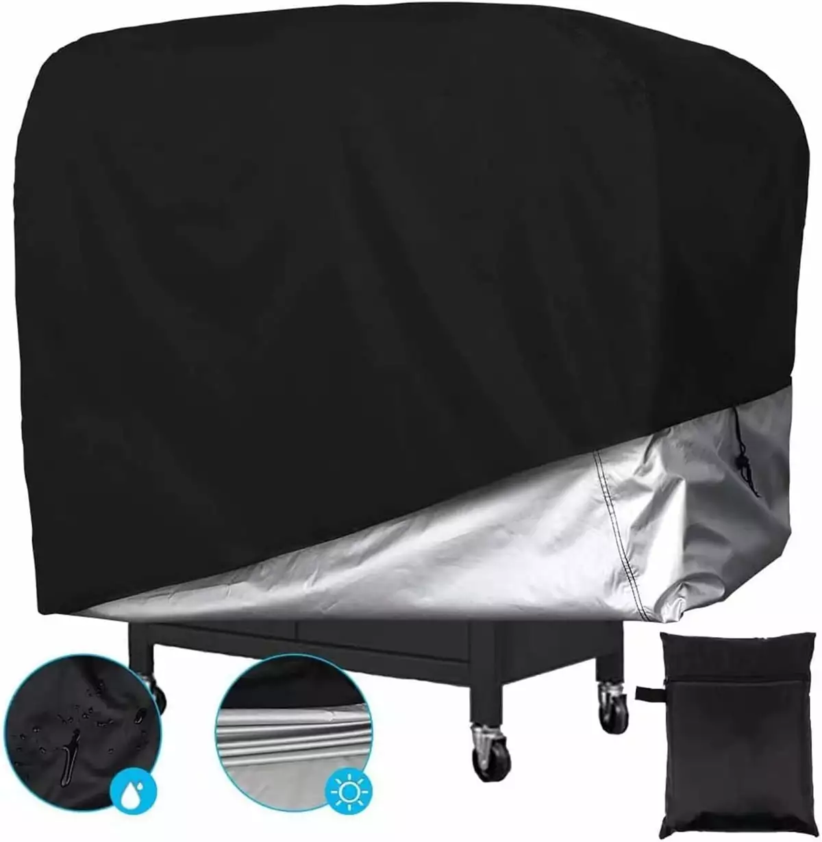 Casewin BBQ Grill Cover Gas Heavy Duty Waterproof Dustproof Outdoor Cover 57x24x46inch 57