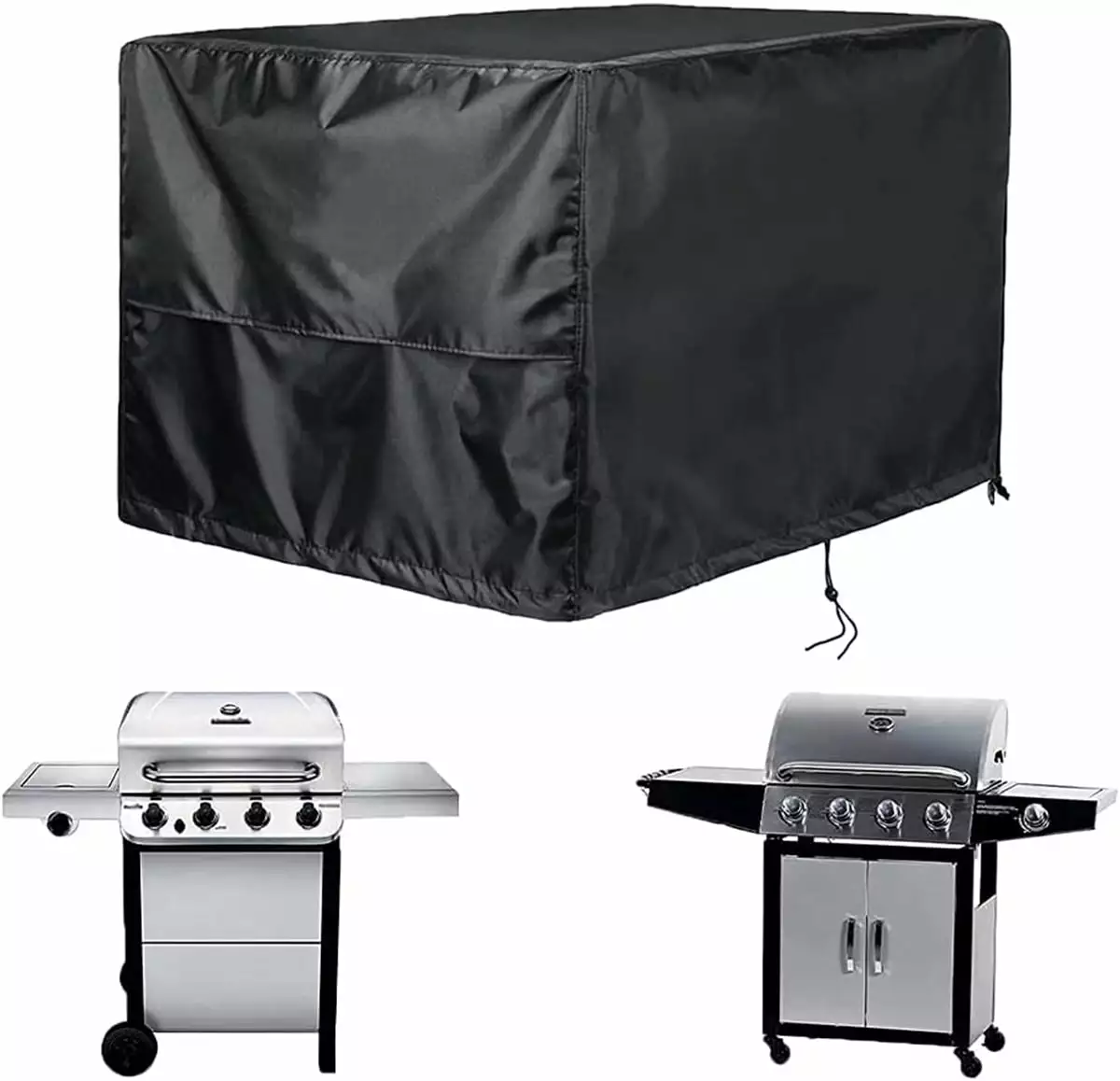 Casewin Heavy Duty Waterproof BBQ Cover Gas Grill Fade UV Resistant Oxford Fabric All Weather Protection 75x28x46inch 67