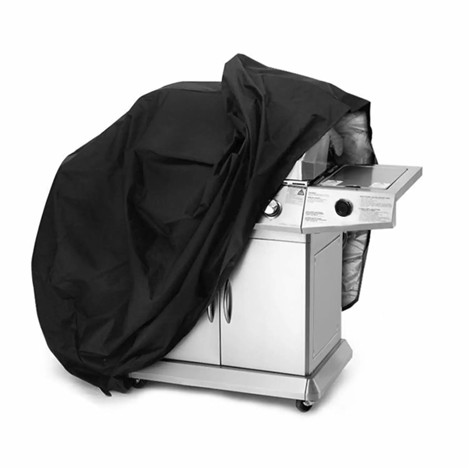 iMounTEK Heavy Duty BBQ Grill Cover UV Protected Wind and Water Resistant Black