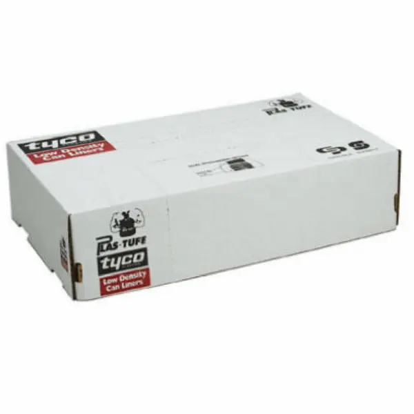 Berry Plastics 850078 Big City LLDPE Glutton Liner Gray 43" x 47" 100-Count Trash Bags