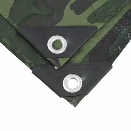 Erickson 57005 10 x 12 Heavy Duty Camo Tarp Outdoor Camping Hunting