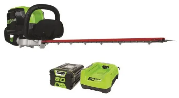 Greenworks 22372 Cordless Hedge Trimmer 80 Volt Landscaping