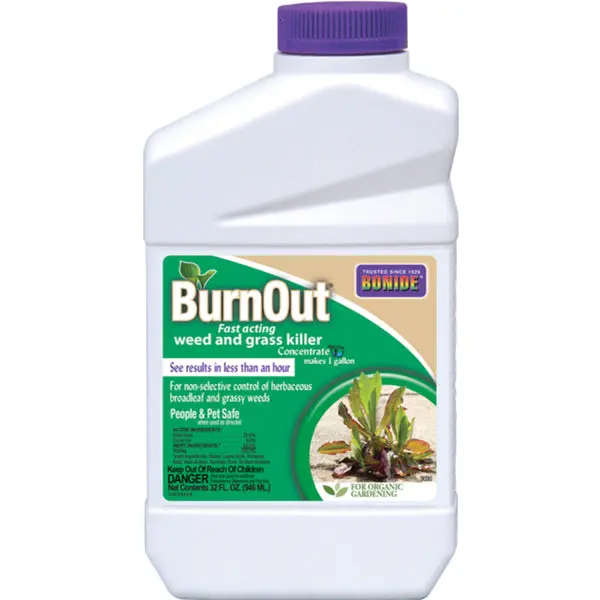 Bonide 7464 Concentrate BurnOut Fast Acting Weed & Grass Killer 1 Qt
