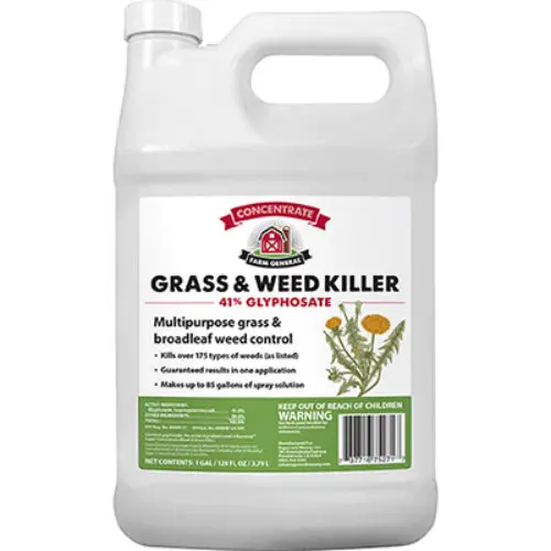 Farm General 75271 41% Glyphosate Grass and Weed Killer 1-Gallon Herbicide