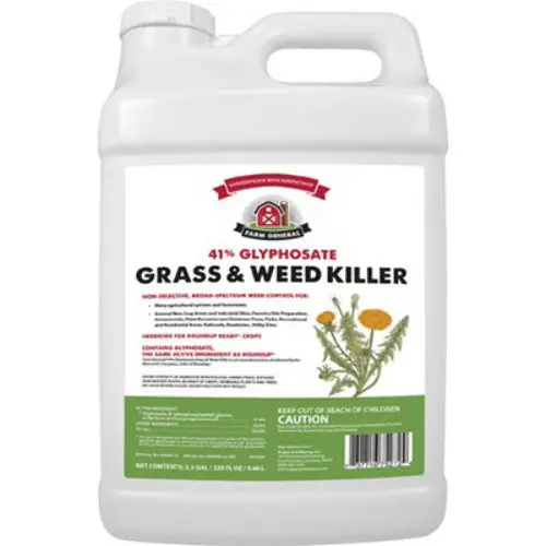 Farm General 75272 41% Glyphosate Grass and Weed Killer 2.5-Gallon Herbicide