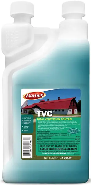 Martin's 82004985 Total Vegetation Control Herbicide 1 Quart Effective Weed Management Martin’s