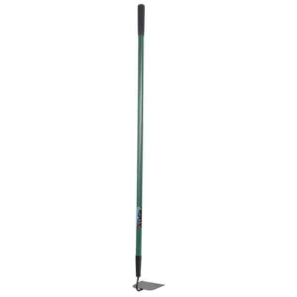 Green Thumb Welded Garden Hoe Cushion Grip on Fiberglass Handle